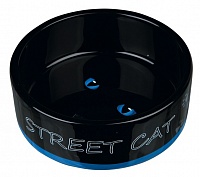 Миска керамическая Пижон Street Cat, 300 мл