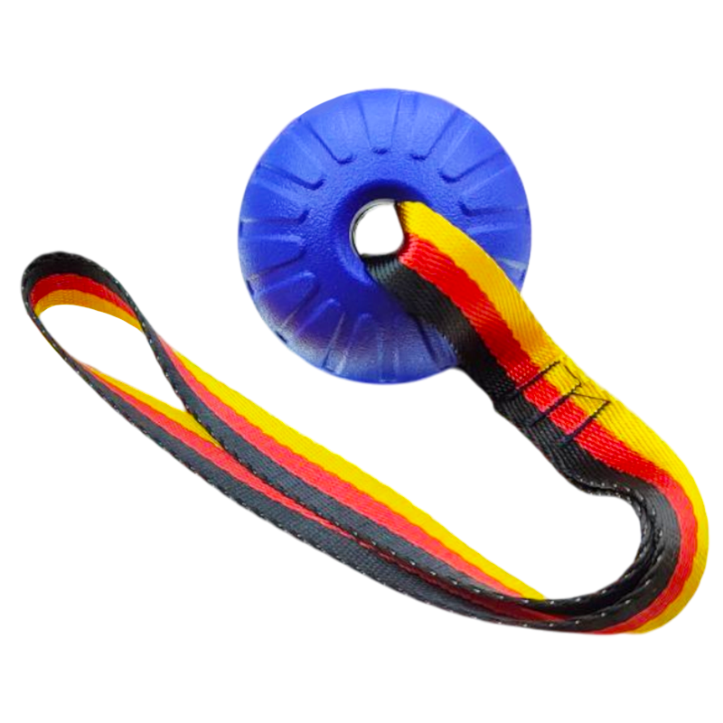 Игрушка TopPet Мяч Тренировочный с Лентой Большой для Собак, 9 см