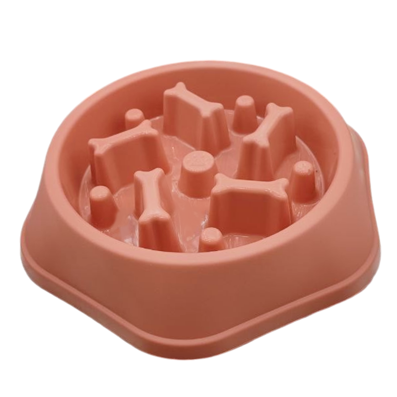 Миска TopPet 20-08 пластик, для медленного поедания корма, косточки, 400 мл