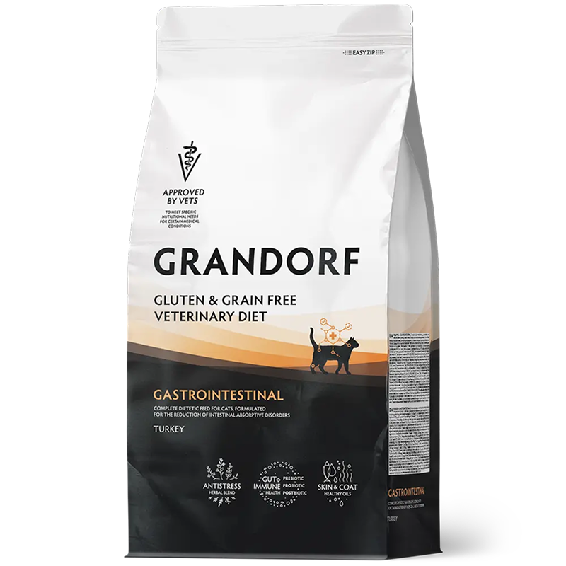 Grandorf Veterinary Diet Cat Gastrointestinal 2кг для Кошек при расстройствах пищеварения
