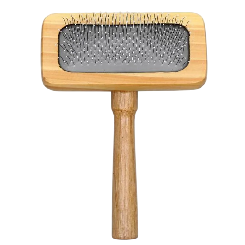 Пуходерка Деревянная с каплей средняя