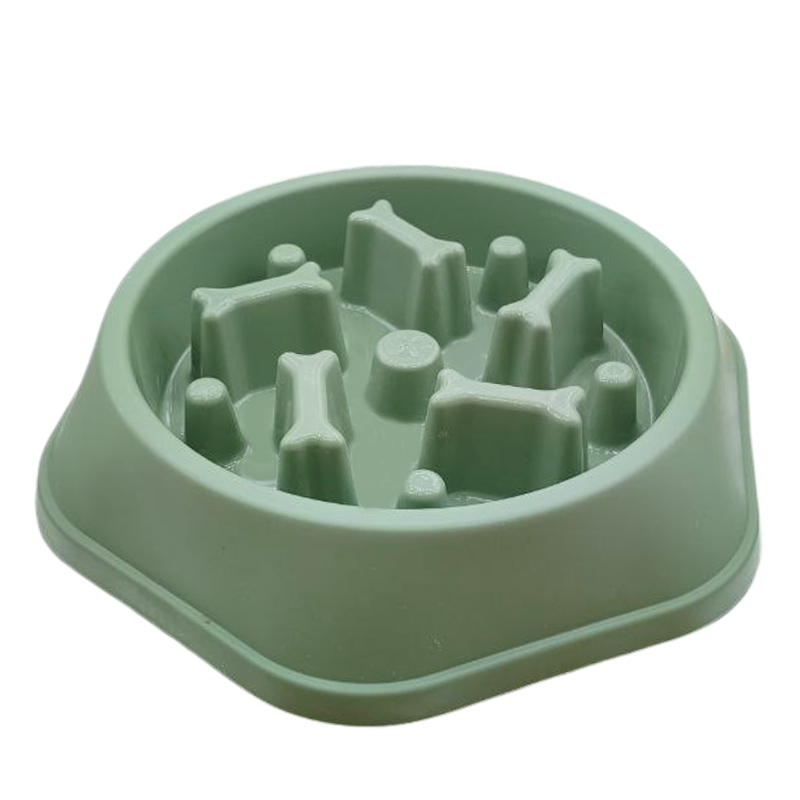 Миска TopPet 20-08 пластик, для медленного поедания корма, косточки, 400 мл