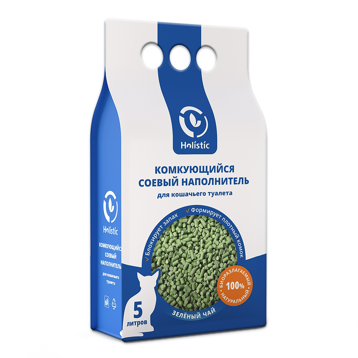 Holistic Green Tea Тофу  5л Комкующийся