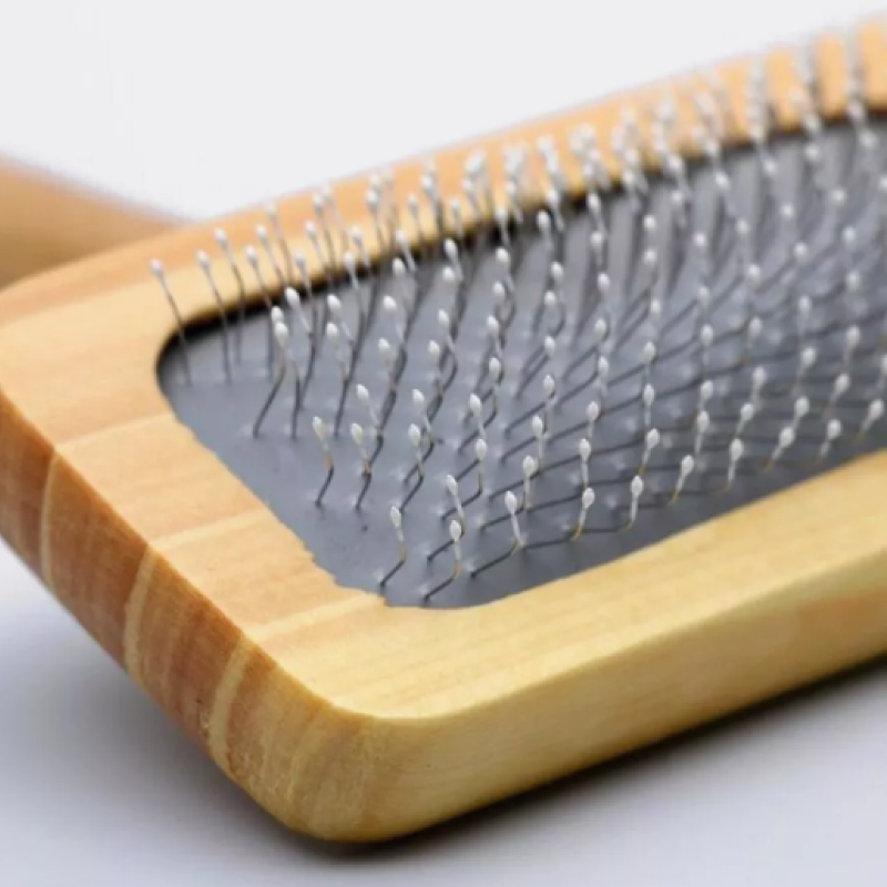 Пуходерка Деревянная с каплей средняя