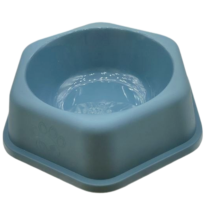 Миска TopPet 20-05 пластик, шестиугольная, 250 мл