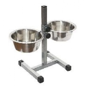 Комплект Дарэлл подставка напольная + 2 миски 2.9л