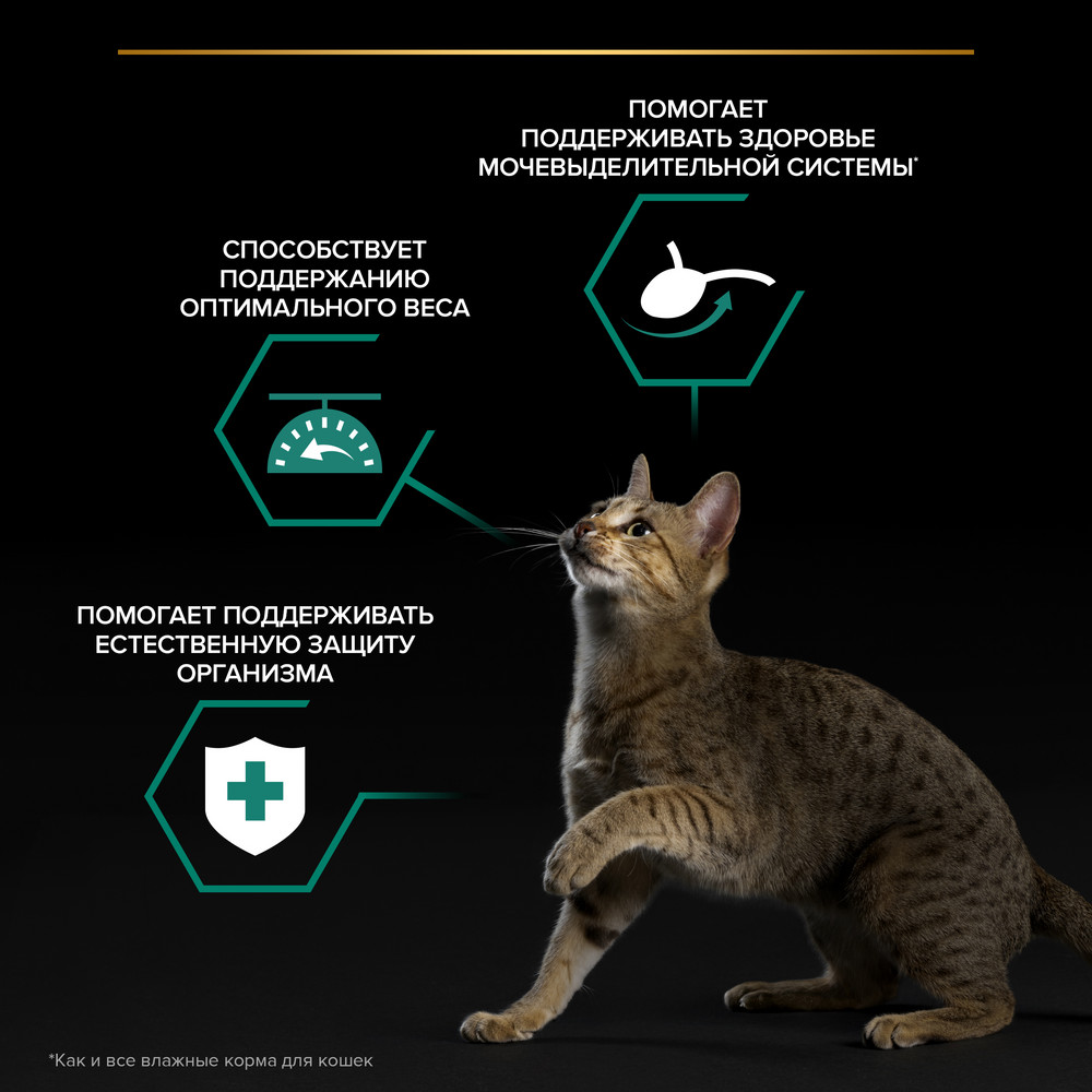 Влажный корм PRO PLAN для взрослых стерилизованных кошек и кастрированных котов, с кроликом в соусе, 85г