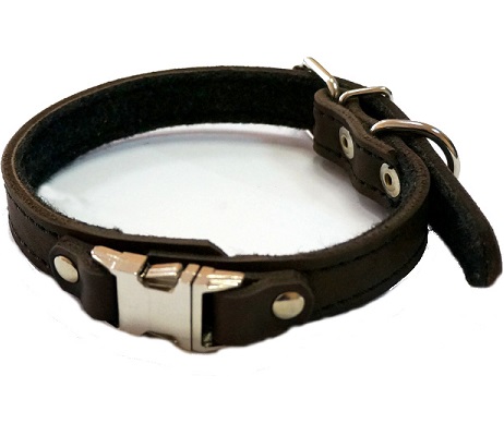 Ошейник FAST LINE 25мм*50см быстросъемный Коричневый