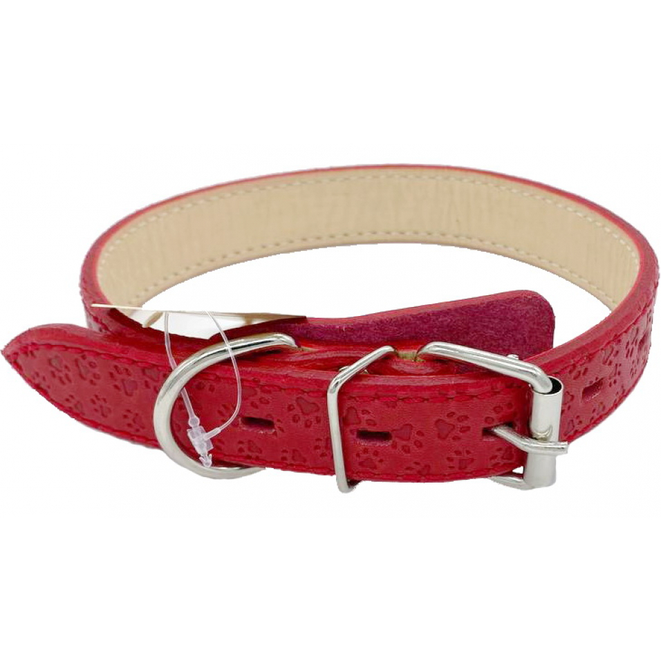 Ошейник Dogger Классика 30мм Двойной Красный