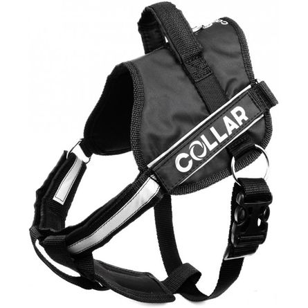 Шлея Collar Dog Extreme POLICE №2 40-60см, Нейлон Черная