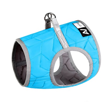 Шлейка AiryVest ONE S2 (шея 43-45, грудь 46-50), голубая