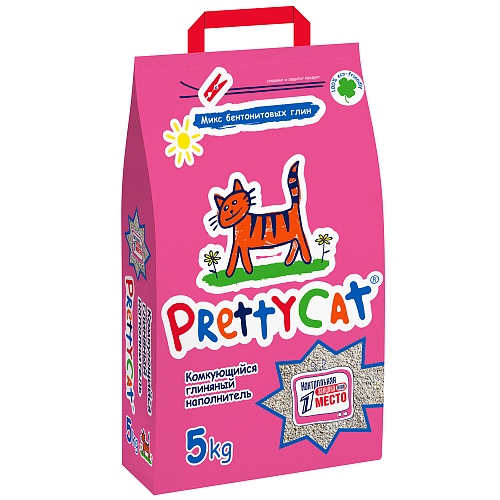 PrettyCat Euro Mix Комкующийся 5кг