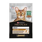 Влажный корм PRO PLAN Elegant для кошек для здоровья кожи и шерсти, в соусе с треской, 85 г 